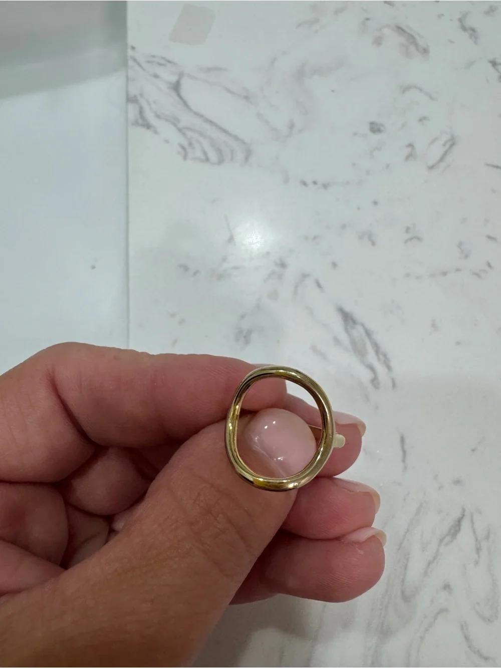 Madewell Open circle Gold Ring - Women Jewelry